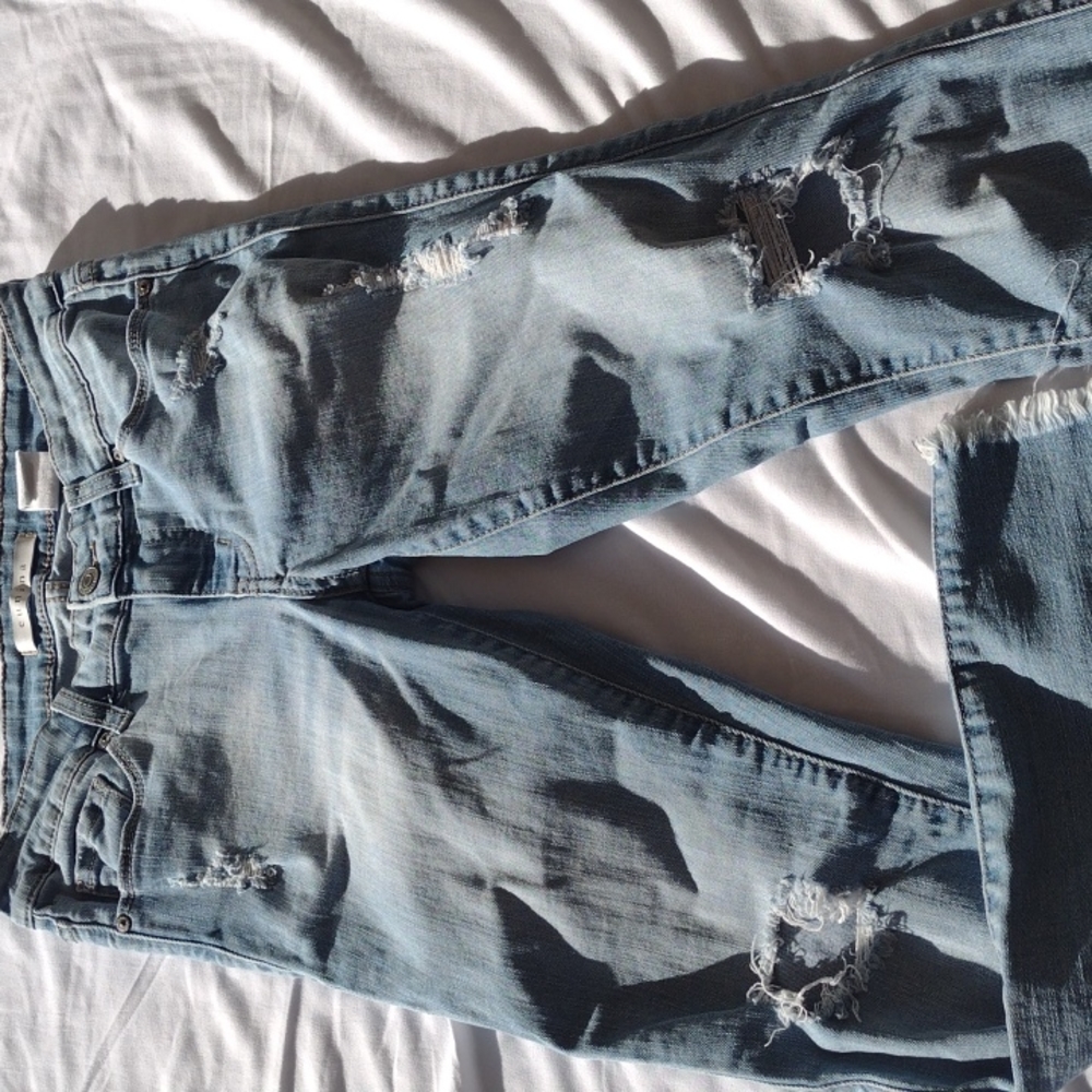 EUNINA Kitty Low Rise Skinny Crop JEANS Size 3